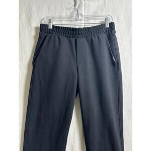 H&M Slim Fit Black Textured Jogger Pants Men's Size Small Elastic Waist